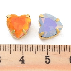 Cuore opale cucire sugli strass&nbsp;RGLA-G024-09A-P
