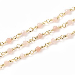 Catene in perline fatte a mano in pietra naturale&nbsp;CHC-K008-A08