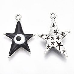 Aluminium Anhänger & Charms&nbsp;LS-ENAM-S016-47A