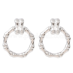 Pendientes de bambú de acero inoxidable 304&nbsp;EJEW-K268-80P