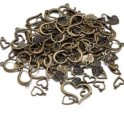 Colgantes de la aleación de estilo tibetano&nbsp;TIBEP-MSMC012-1AB-NF