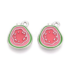 Breloques en alliage émaillé de fruits&nbsp;PALLOY-S058-01P-27