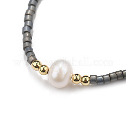Verstellbare Nylonschnur geflochtenen Perlen Armbänder&nbsp;BJEW-P256-B32