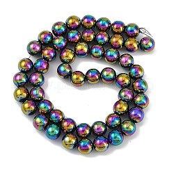 Fili di perline di ematite magnetica sintetica elettrolitica&nbsp;G-G174-L01-02