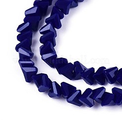 Chapelets de perles en verre opaques&nbsp;GLAA-N019-4mm-20