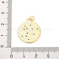 Colgante micropavé cubic zirconia de latón&nbsp;KK-D325-51G