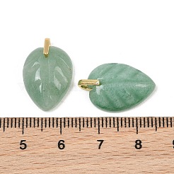 Pendenti intagliati in avventurina verde naturale&nbsp;GG-CBA4154-04G-03