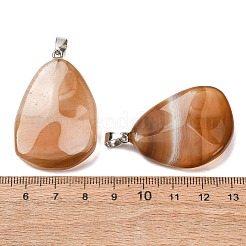 Colgantes de ágata natural&nbsp;GG-K002-05G