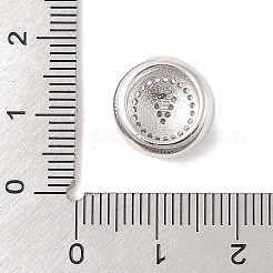 Anhänger aus vergoldetem Messing und Zirkonia&nbsp;KK-Z047-07P-V-RS