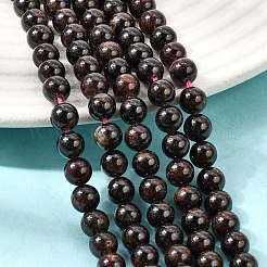 Natürlicher Granat Edelstein-Korn-Stränge&nbsp;G-R263-6mm