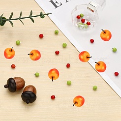 30 Stück 3 Stil Mini-Ton-Imitationsäpfel&nbsp;DJEW-CA0001-31