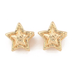 Orecchini a cerchio in ottone per le donne&nbsp;LS-EJEW-U041-08G