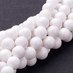 Natur Mashan Jade runde Perlen Stränge&nbsp;G-D263-12mm-XS01