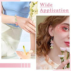 200 Stück 2 Stile transparente und mattierte Acrylperlen&nbsp;OACR-TA0004-72A
