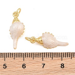 Messing Emaille-Anhänger&nbsp;KK-CBA3297-04B-G04