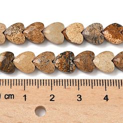 Natürliches Bild Jaspis Perlen Stränge&nbsp;G-D316-B12
