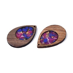 Pendentif bois & résine&nbsp;WOOD-H104-23-03