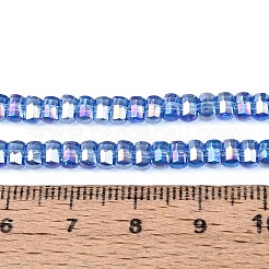 Galvanisieren transparente Glasperlen Stränge&nbsp;EGLA-N022-09A-B05