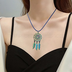Grandi pendenti in lega color arcobaleno&nbsp;PALLOY-SZ0001-30