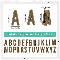 130 Stück 26 Stile Schiebeanhänger aus Legierung&nbsp;FIND-SC0009-84