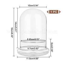 Copertura a cupola in vetro&nbsp;DJEW-WH0034-85A