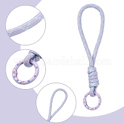7 Stück 7 Farben Polyester-Lanyard-Hand-Handygurte&nbsp;MOBA-FS0001-03