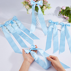 12 Stück Polyester-Girlande zum Aufhängen mit Schleife&nbsp;HJEW-DC0001-28C