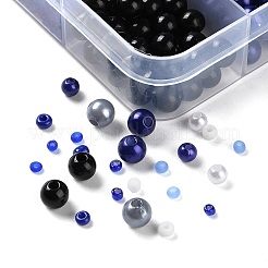Bricolage 10 grilles abs plastique et verre perles de rocaille fabrication de bijoux trouver des kits de perles&nbsp;DIY-G119-01B