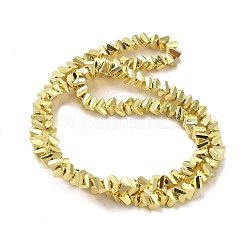 Chapelets de perles en verre électroplaqué&nbsp;EGLA-D030-16A-03