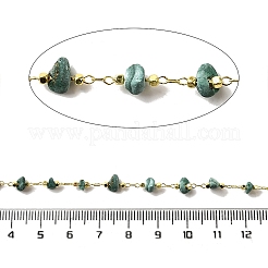 Catene di perline di malachite sintetica fatte a mano&nbsp;CHC-F020-10G-10