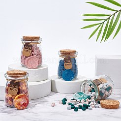 Kit di particelle di ceralacca per timbro con sigillo retrò&nbsp;DIY-CP0003-60J