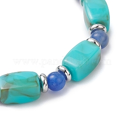 Braccialetti elastici con perline acriliche per uomo e donna&nbsp;BJEW-JB12167-01