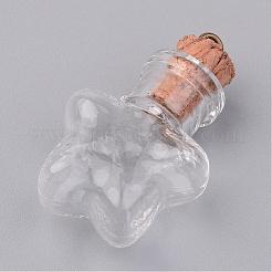 Anhänger Glasflasche&nbsp;PALLOY-JF00247