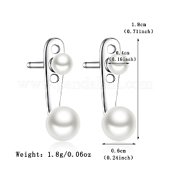 Ensemble d'oreilles et de collier en argent sterling orné de zircons&nbsp;SP9186-4
