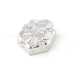 Perles de zircone cubique micro pave en Laiton&nbsp;KK-K297-28S
