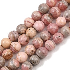 Natur Rhodonit Perlen Stränge&nbsp;G-H337-A01-02