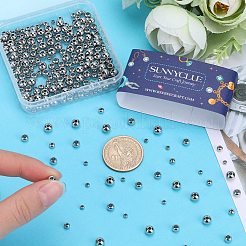 320 pièce 4 styles de perles d'espacement en acier inoxydable 304&nbsp;STAS-SC0006-88