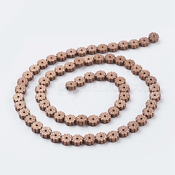 Perlas de hematita sintéticas no magnéticas galvanizadas al vacío con revestimiento de PVD&nbsp;G-F534-K06