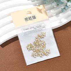 Ciondoli Shegrace in ottone con micro pavé di zirconi cubici trasparenti&nbsp;XGRQ2O113-415G