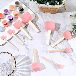 30 pièce 4 styles de formes d'éponges à peinture&nbsp;DIY-SP0006-17