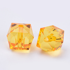 Perles en acrylique transparente&nbsp;TACR-Q259-10mm-V24