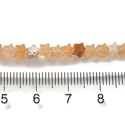 Natürlichen roten Aventurin Perlen Stränge&nbsp;G-G085-B21-01
