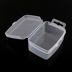 Récipients de stockage de perles en plastique rectangle&nbsp;X-CON-Q023-26