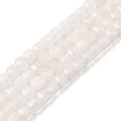 Natürliche weiße Jade perlen Stränge&nbsp;G-F797-A14-01