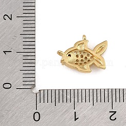 Messing Micro Pave schwarz Zirkonia Charms&nbsp;CU-CBAF17A-09G-01