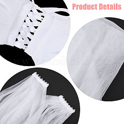 1 Stück Polyester-Gaze-Vorfach&nbsp;AJEW-GL0003-25C-02