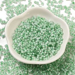 Perline di vetro trasparente bicolore all'interno&nbsp;SEED-C004-05B