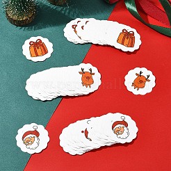 100 x Geschenkanhänger aus Papier mit Weihnachtsmotiven&nbsp;CDIS-FS0001-17