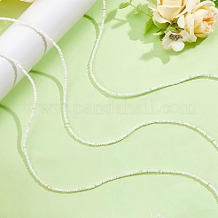3 Strang natürliche Süßwasser-Muschelperlen&nbsp;SHEL-HS0001-01A