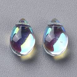 Perles en verre transparentes&nbsp;X-GGLA-M004-05A